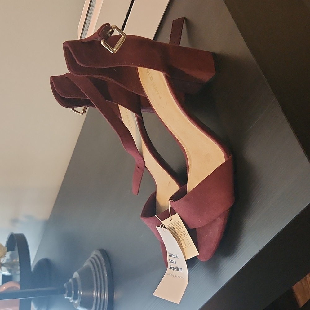 Faux Suede Sandal